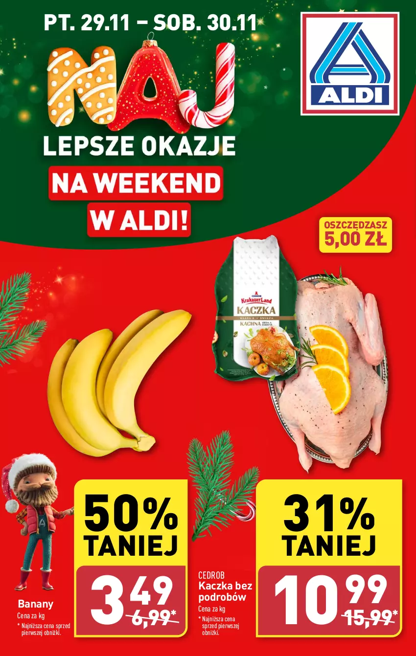 Gazetka promocyjna Aldi - Pełna oferta - ważna 25.11 do 30.11.2024 - strona 28 - produkty: Banany, Kaczka