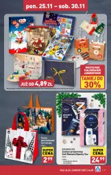 Gazetka promocyjna Aldi - Pełna oferta - Gazetka - ważna od 30.11 do 30.11.2024 - strona 17 - produkty: Torba prezentowa, Zestaw prezentowy, Nivea Men, Por, Torba, Sport, Nivea, Kalendarz