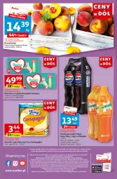 Gazetka promocyjna Auchan - Gazetka CENY W DÓŁ Moje Auchan - Gazetka - ważna od 05.06 do 05.06.2024 - strona 10 - produkty: Pepsi max, Pampers, Pieluchy, Majtki, Mirinda, Pepsi, Ręcznik, Napój gazowany, Moda, Brzoskwinie, Foxy, Pieluchomajtki, Napój, Olej, Fa