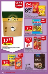 Gazetka promocyjna Auchan - Gazetka CENY W DÓŁ Moje Auchan - Gazetka - ważna od 05.06 do 05.06.2024 - strona 8 - produkty: Ciastka, Kawa rozpuszczalna, Chipsy, Kawa, Danio, Jacobs, Kakao, Haribo, Listwa, Fa