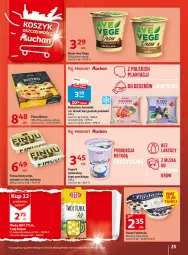 Gazetka promocyjna Auchan - Gazetka Wielkie majowe odkrycia cenowe część #2 Hipermarket Auchan - Gazetka - ważna od 10.05 do 10.05.2023 - strona 25 - produkty: Ser, Jogurt, Stek, Kawa, Pizza, Czekolada, Fanta, Deser, Finuu, Fa