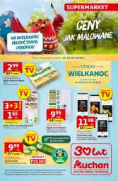 Gazetka promocyjna Auchan - 30 Lat Supermarket - Gazetka - ważna od 18.03 do 18.03.2026 - strona 1 - produkty: Ser, Papier, Ogórek, Czekolada, Masło, Lindt, Mleko, Fa