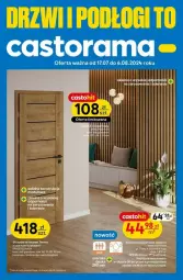 Gazetka promocyjna Castorama - Gazetka - ważna od 06.08 do 06.08.2024 - strona 1 - produkty: Sok, Por, Gra, Rama, Skrzydło drzwiowe, Drzwi, Astor