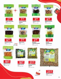 Gazetka promocyjna E Leclerc - Gazetka - ważna od 23.12 do 23.12.2023 - strona 5 - produkty: Orzechy włoskie, Migdały łuskane, Migdały, Ananas, Chipsy, Daktyle, Rodzynki, Figi, Fa