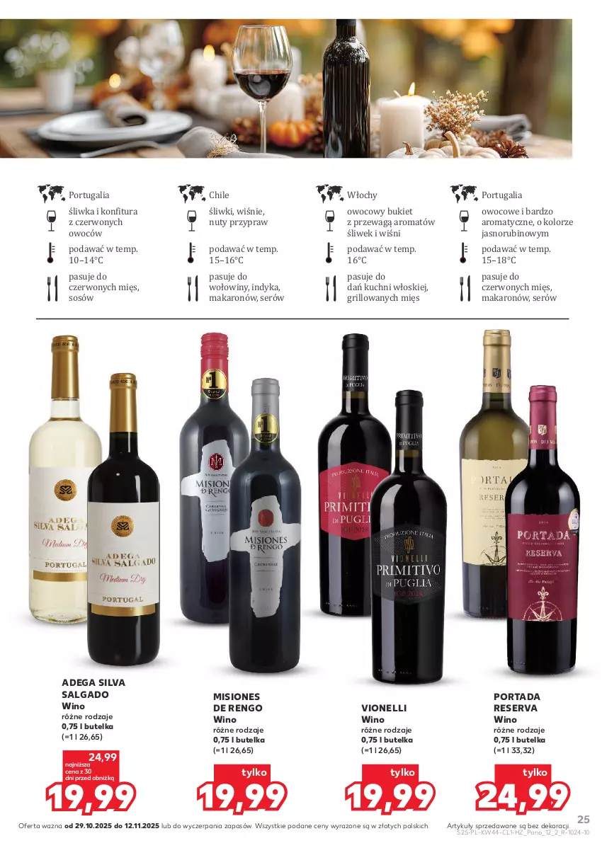 Gazetka promocyjna Kaufland - Barek Kauflandu - ważna 29.10 do 12.11.2025 - strona 25 - produkty: Bukiet, Dega, Grill, Konfitura, LG, Makaron, Nuty, Por, Portada, Rubin, Ser, Sos, Wino