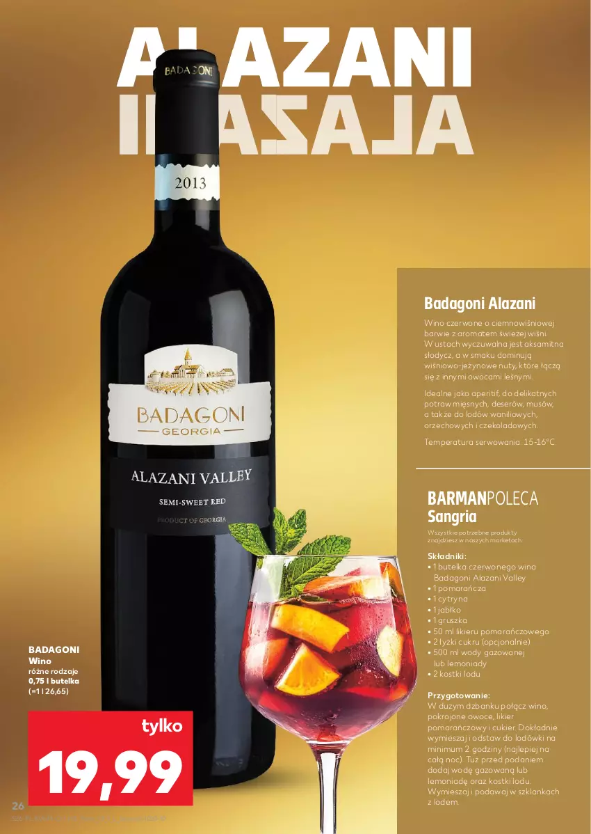 Gazetka promocyjna Kaufland - Barek Kauflandu - ważna 29.10 do 12.11.2025 - strona 26 - produkty: Aksam, Cukier, Deser, Likier, Mus, Nuty, Owoce, Ser, Szklanka, Wino, Wino czerwone