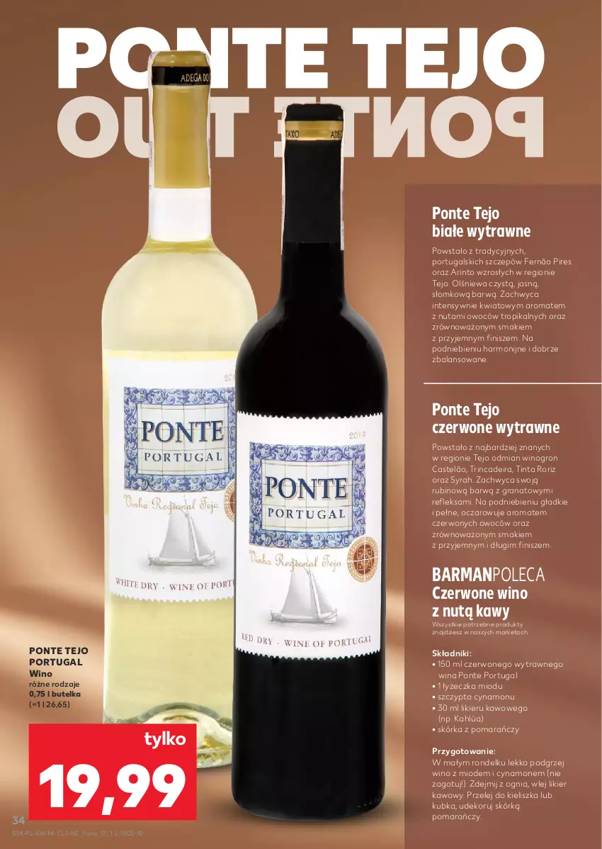 Gazetka promocyjna Kaufland - Barek Kauflandu - ważna 29.10 do 12.11.2025 - strona 34 - produkty: Gra, Granat, Kahlúa, Likier, Por, Rondel, Rubin, Wino