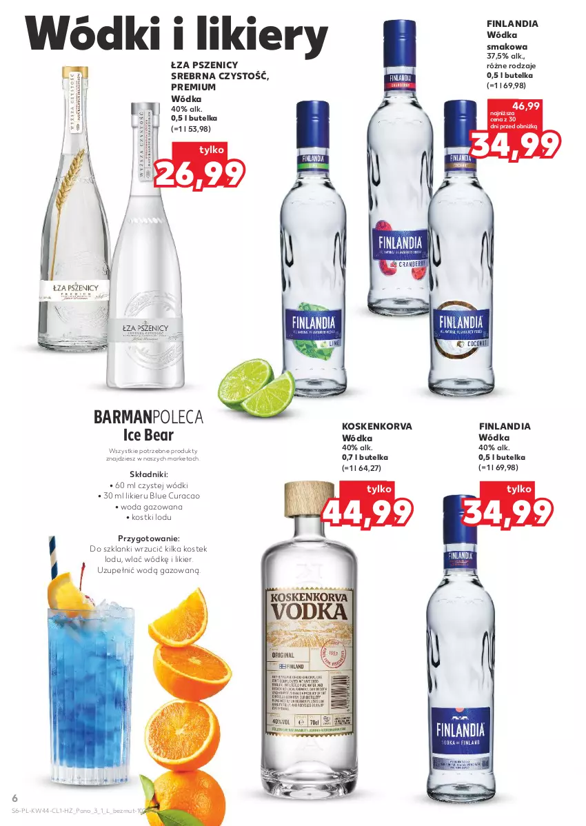 Gazetka promocyjna Kaufland - Barek Kauflandu - ważna 29.10 do 12.11.2025 - strona 6 - produkty: Finlandia, Lanki, Likier, Stek, Woda, Woda gazowana, Wódka