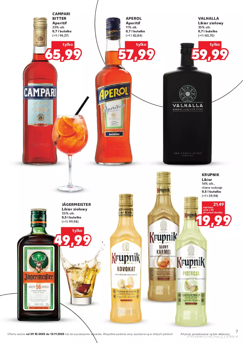 Gazetka promocyjna Kaufland - Barek Kauflandu - ważna 29.10 do 12.11.2025 - strona 7 - produkty: Aperol, Krupnik, Likier