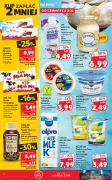 Gazetka promocyjna Kaufland - OFERTA TYGODNIA - Gazetka - ważna od 08.06 do 08.06.2022 - strona 22 - produkty: Hummus, Mus, Jogurt, Müller, Mleko zagęszczone, Baton, Mleczna kanapka, Alpro, Napój, Kinder, Kokos, Mleko