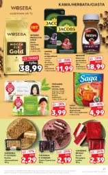 Gazetka promocyjna Kaufland - OFERTA TYGODNIA - Gazetka - ważna od 08.06 do 08.06.2022 - strona 27 - produkty: Nescafé, Kawa rozpuszczalna, Ser, Cukier, Kawa ziarnista, Saga, Kawa, Herbata czarna, Teekanne, Mocca Fix Gold, Jacobs, Woseba, Herbata