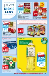 Gazetka promocyjna Auchan - przeNISKIE CENY czas na przepyszności Supermarkety - Gazetka - ważna od 23.03 do 23.03.2022 - strona 11 - produkty: Piwa, Piwo, Dawtona, Sos, Sok, Ser, Gra, Papier, Tablet, Papier toaletowy, Desperados, Sok jabłkowy, Rolnik, Fairy, Olej rzepakowy, Zmywarki, Olej, Tabletki do zmywarki, Groszek, LG, Fa