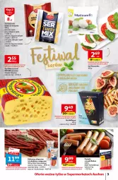Gazetka promocyjna Auchan - Gazetka Oferta Tygodnia Supermarket Auchan - Gazetka - ważna od 05.07 do 05.07.2023 - strona 3 - produkty: Mozzarella, Krakus, Ser, Włoszczowski, Królewski, Kabanos