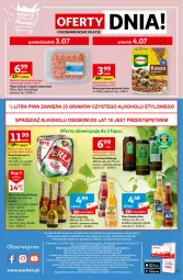Gazetka promocyjna Auchan - Gazetka Oferta Tygodnia Supermarket Auchan - Gazetka - ważna od 05.07 do 05.07.2023 - strona 8 - produkty: Piwa, Piwo, Mięso mielone, Mięso mielone z łopatki wieprzowej, Por, Gry, Gra, Somersby, Perła, Cenos, Kasza, Kasza gryczana, Captain Jack, Mięso