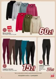Gazetka promocyjna Kik - Gazetka - ważna od 25.12 do 25.12.2023 - strona 15 - produkty: Gin, Legginsy, Bluza