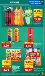 Gazetka promocyjna Lidl - GAZETKA - Gazetka - ważna od 17.04 do 17.04.2024 - strona 41 - produkty: Sok, Por, Ice tea, Coca-Cola, Napoje, Leon, Sok jabłkowy, Lipton, Napój gazowany, Fanta, Arbuz, Sprite, Herbata, Napój, Psi Patrol, Nektar, Hortex, Fa