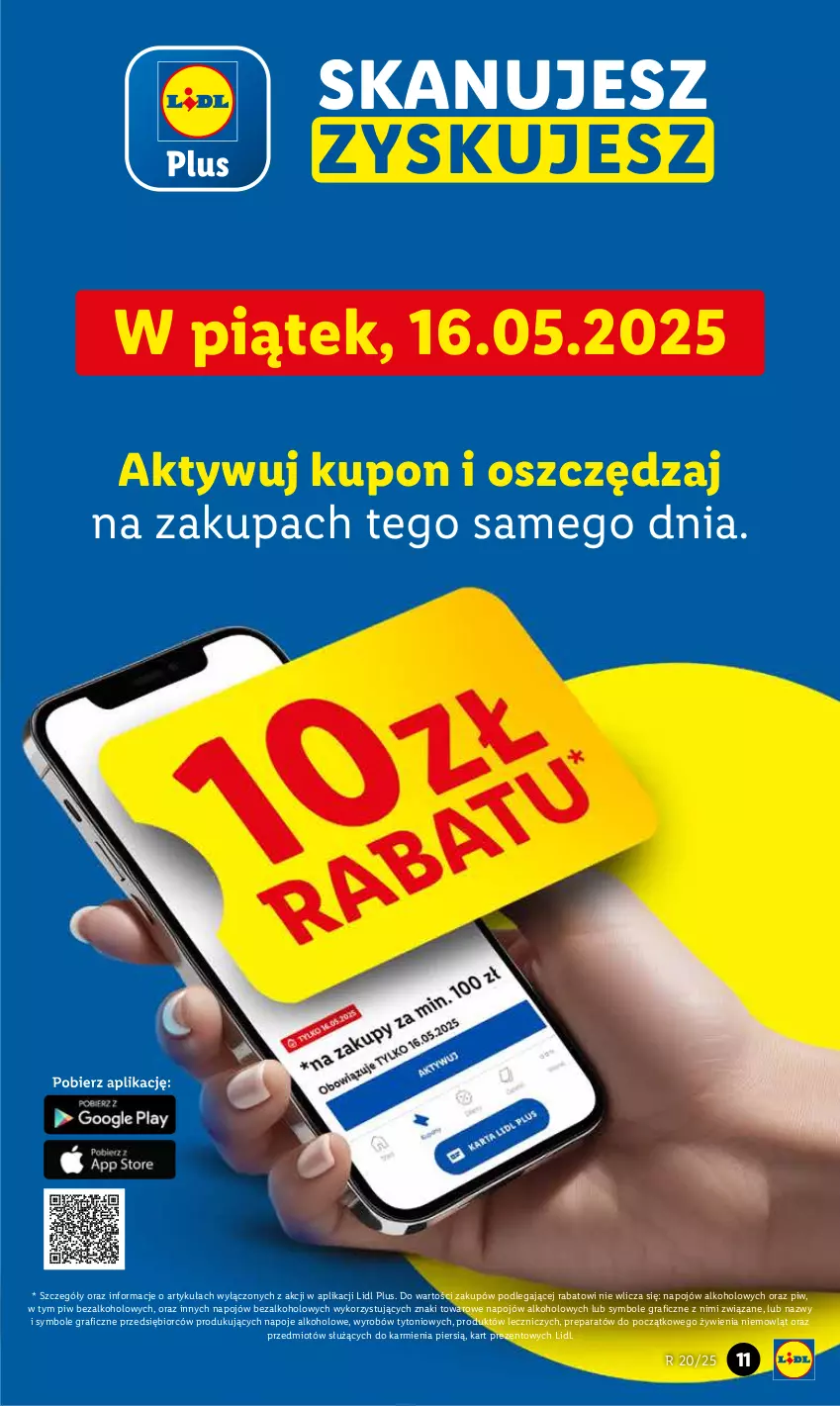 Gazetka promocyjna Lidl - GAZETKA - ważna 15.05 do 17.05.2025 - strona 11 - produkty: Gra, Karmi, Napoje, Znicz