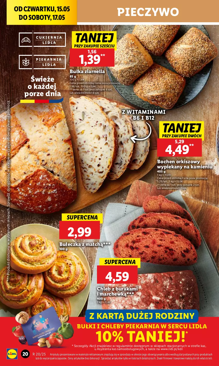 Gazetka promocyjna Lidl - GAZETKA - ważna 15.05 do 17.05.2025 - strona 24 - produkty: Bułka, Chleb, Piec, Pieczywo, Por, Ser