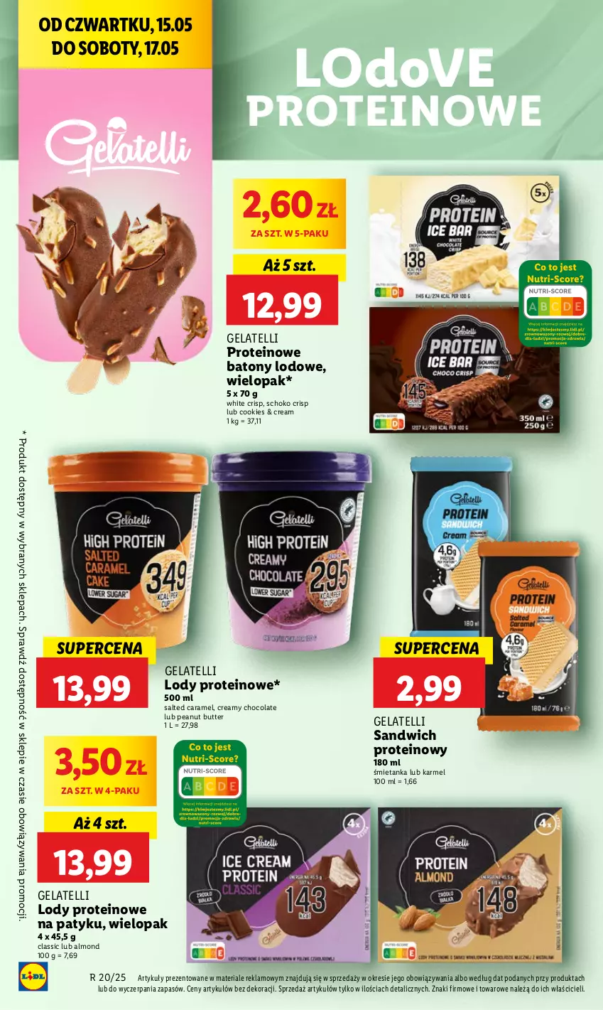 Gazetka promocyjna Lidl - GAZETKA - ważna 15.05 do 17.05.2025 - strona 36 - produkty: Baton, Dove, Lody