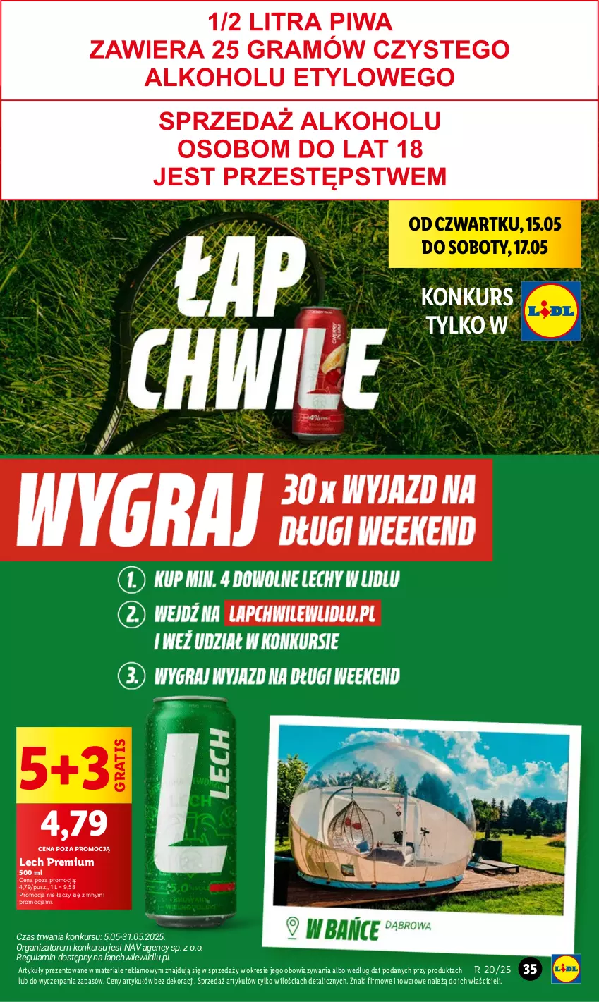 Gazetka promocyjna Lidl - GAZETKA - ważna 15.05 do 17.05.2025 - strona 41 - produkty: Gra, Lech Premium