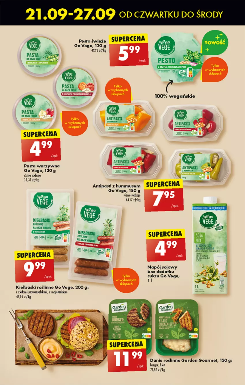 Gazetka promocyjna Biedronka - Od czwartku - ważna 21.09 do 27.09.2023 - strona 39 - produkty: Hummus, Mus, Napój, Pasta warzywna, Waga