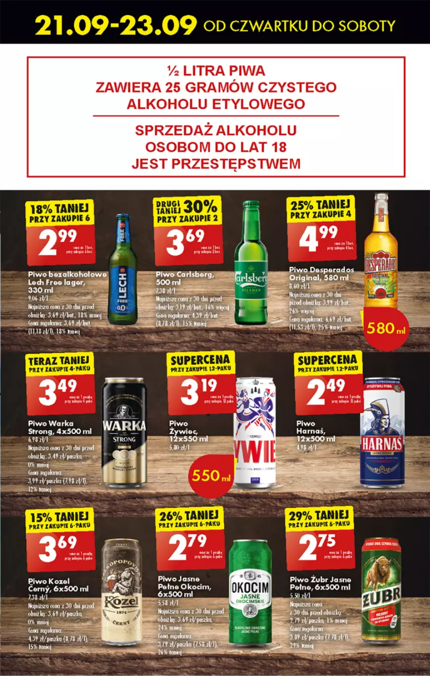 Gazetka promocyjna Biedronka - Od czwartku - ważna 21.09 do 27.09.2023 - strona 51 - produkty: Carlsberg, Desperados, Gra, Koc, Okocim, Piwa, Piwo, Rower, Warka