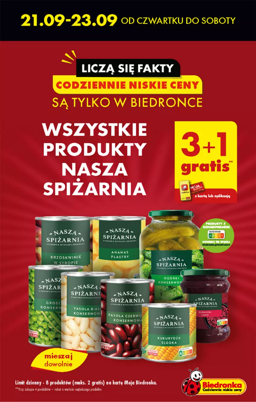 Gazetka promocyjna Biedronka - Od czwartku - ważna 21.09 do 27.09.2023 - strona 9 - produkty: Ananas, Brzoskwinie, Fa, Gra, Syrop