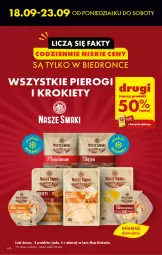 Gazetka promocyjna Biedronka - Od czwartku - Gazetka - ważna od 27.09 do 27.09.2023 - strona 8 - produkty: Pierogi, Krokiety