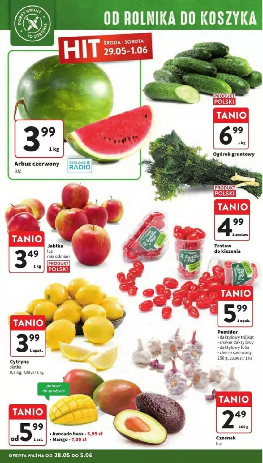 Gazetka promocyjna Intermarche - ważna 28.05 do 05.06.2024 - strona 29 - produkty: Arbuz, Avocado, Jabłka, Mango, Siatka