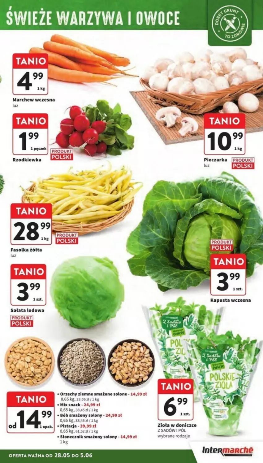 Gazetka promocyjna Intermarche - ważna 28.05 do 05.06.2024 - strona 30 - produkty: Fa, Piec, Pieczarka, Rzodkiewka, Zioła w doniczce