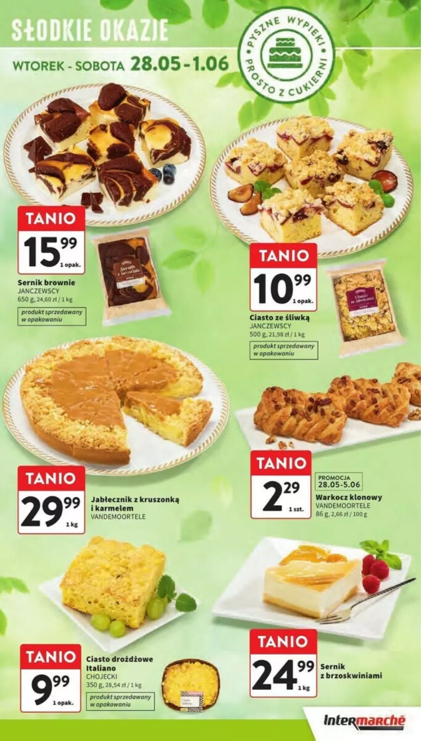 Gazetka promocyjna Intermarche - ważna 28.05 do 05.06.2024 - strona 9 - produkty: Brownie, Koc, Ser