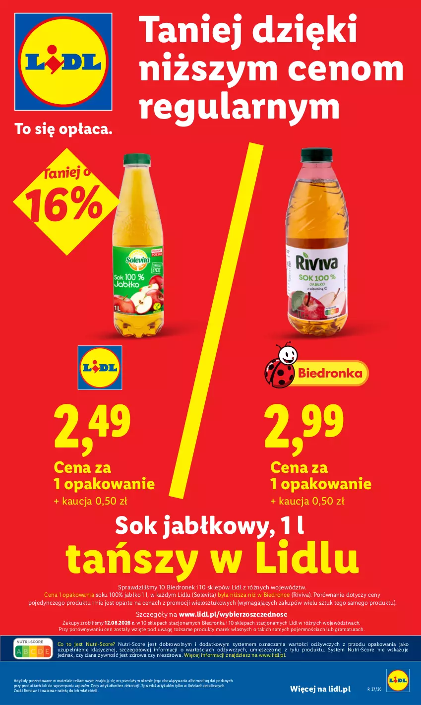 Gazetka promocyjna Lidl - Gazetka ważna od 7.09 do 9.09 - ważna 07.09 do 09.09.2026 - strona 25 - produkty: Gra, Por, Rama, Sok, Sok jabłkowy