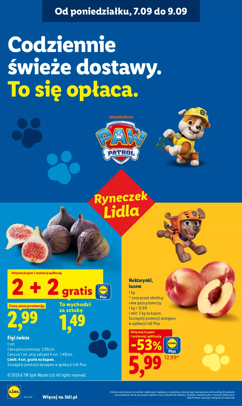 Gazetka promocyjna Lidl - Gazetka ważna od 7.09 do 9.09 - ważna 07.09 do 09.09.2026 - strona 34 - produkty: Figi, Gra, Nektar, Ser