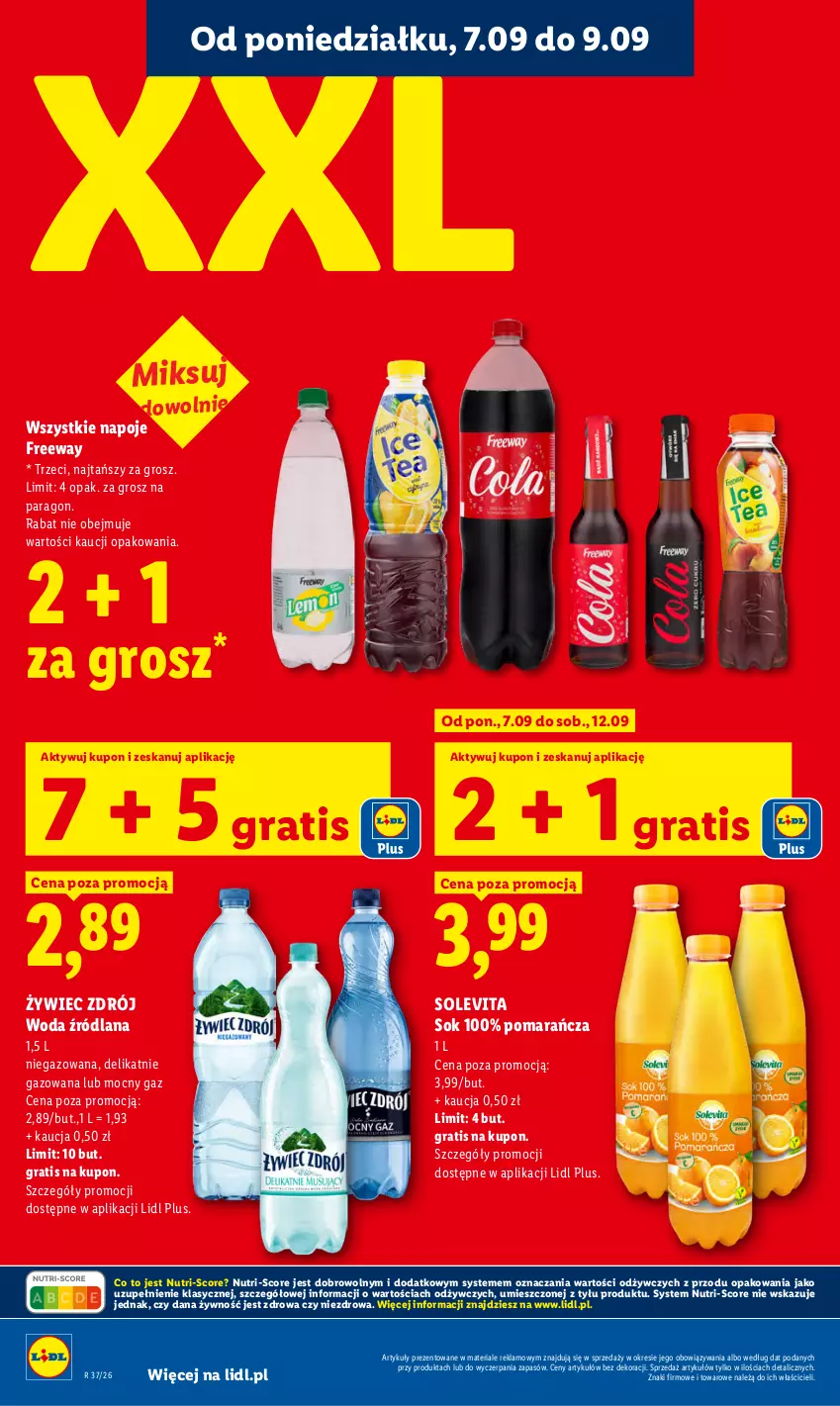 Gazetka promocyjna Lidl - Gazetka ważna od 7.09 do 9.09 - ważna 07.09 do 09.09.2026 - strona 46 - produkty: Gra, LANA, Napoje, Sok, Woda