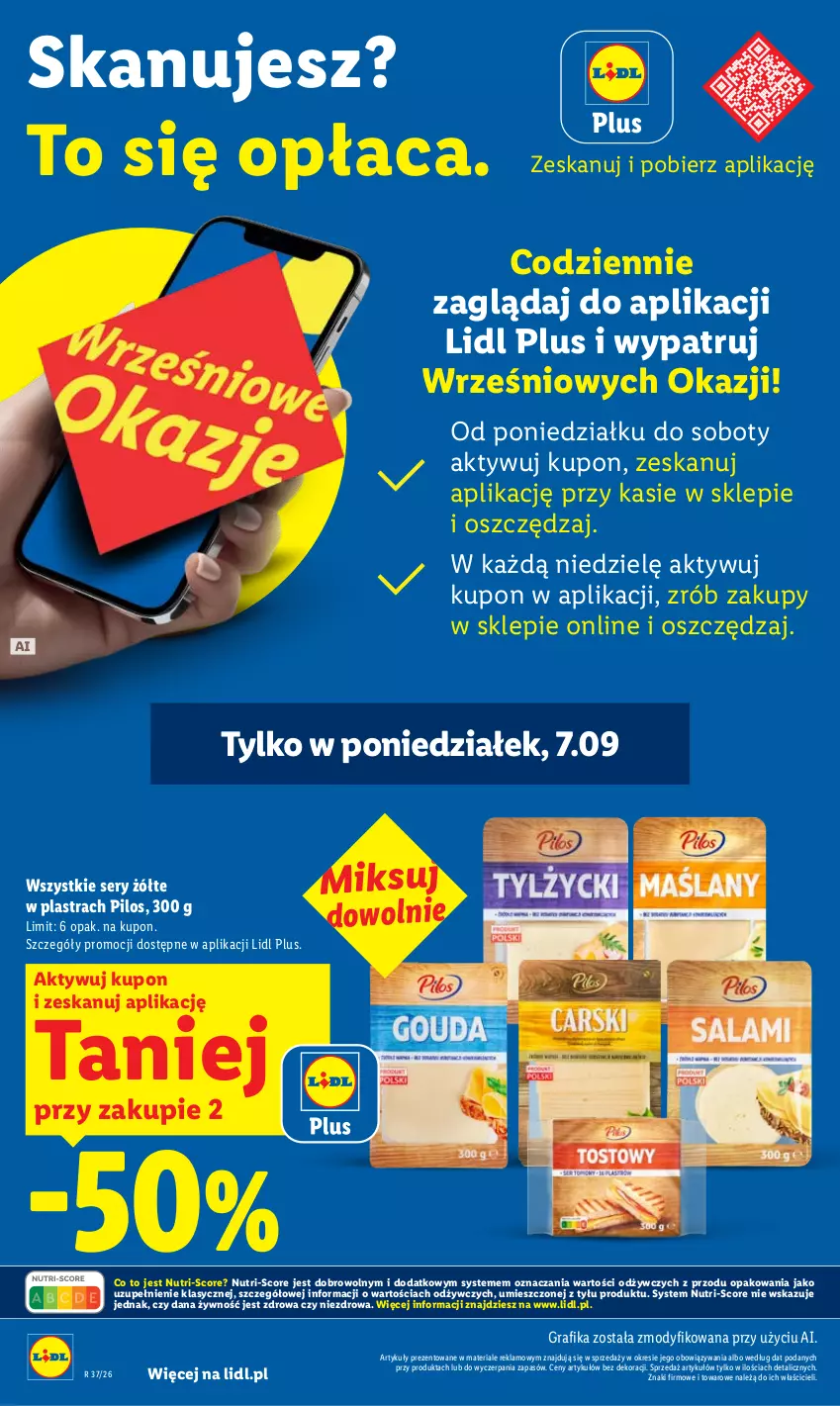 Gazetka promocyjna Lidl - Gazetka ważna od 7.09 do 9.09 - ważna 07.09 do 09.09.2026 - strona 8 - produkty: Gra, Grafika, Pilos, Ser