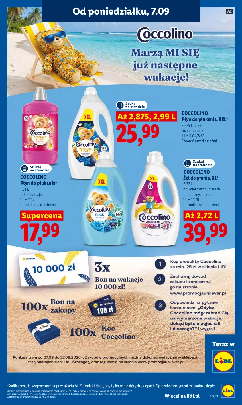 Gazetka promocyjna Lidl - Gazetka ważna od 7.09 do 9.09 - ważna 07.09 do 09.09.2026 - strona 81 - produkty: Coccolino, Gra, Grafika, Płyn do płukania, Tera