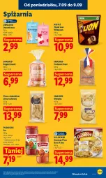 Gazetka promocyjna Lidl - Gazetka ważna od 7.09 do 9.09 - Gazetka - ważna od 09.09 do 09.09.2026 - strona 79 - produkty: Sos, Ser, Mus, Croissant, Lion, Dr. Oetker, Serek, Pizza, Deser, Pudliszki, Nestlé
