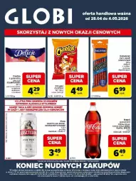 Gazetka promocyjna Carrefour - Gazetka Globi - Gazetka - ważna od 04.05 do 04.05.2026 - strona 1 - produkty: Kasztelan, Coca-Cola, Delicje, Fanta, Kabanos, Sprite, Gala, Napój, Fa