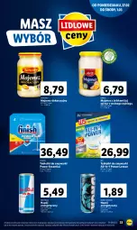 Gazetka promocyjna Lidl - GAZETKA - Gazetka - ważna od 01.03 do 01.03.2023 - strona 37 - produkty: Majonez, Napój energetyczny, Finish, Red Bull, Tablet, Winiary, Zmywarki, Napój, Tabletki do zmywarki