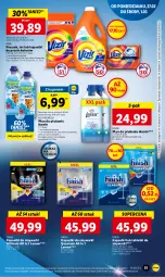 Gazetka promocyjna Lidl - GAZETKA - Gazetka - ważna od 01.03 do 01.03.2023 - strona 57 - produkty: Finish, Tablet, Vizir, Płyn do płukania, Zmywarki, Tabletki do zmywarki, Lenor