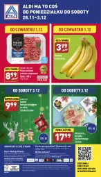 Gazetka promocyjna Aldi - Katalog moda i dom - Gazetka - ważna od 03.12 do 03.12.2022 - strona 14 - produkty: Banany, Mięso mielone, Por, Mięsne specjały, O nas, Biuro, Mięso