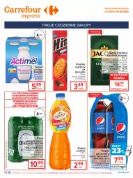 Gazetka promocyjna Carrefour - Gazetka Express - Gazetka - ważna od 10.01 do 10.01.2022 - strona 2 - produkty: Piwa, Piwo, Ciastka, Koc, Gra, 7up, Danone, Pepsi max, Jogurt, Mirinda, Kawa mielona, Kawa, Kosz, Actimel, Jacobs Krönung, Pepsi, Napój gazowany, Jacobs, Okocim, Napój, Hortex