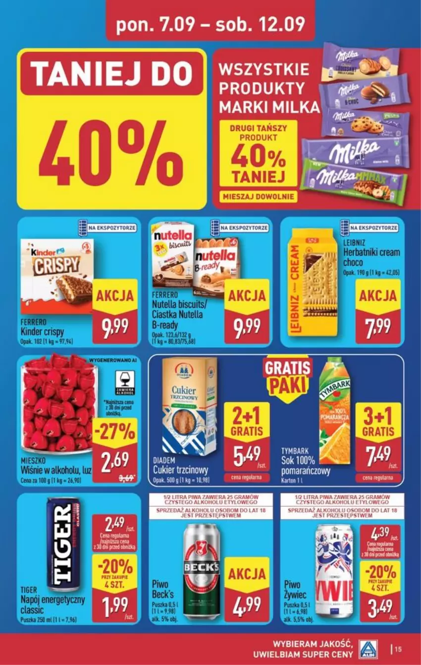 Gazetka promocyjna Aldi - Pełna oferta - ważna 07.09 do 12.09.2026 - strona 15 - produkty: Sok, Tymbark