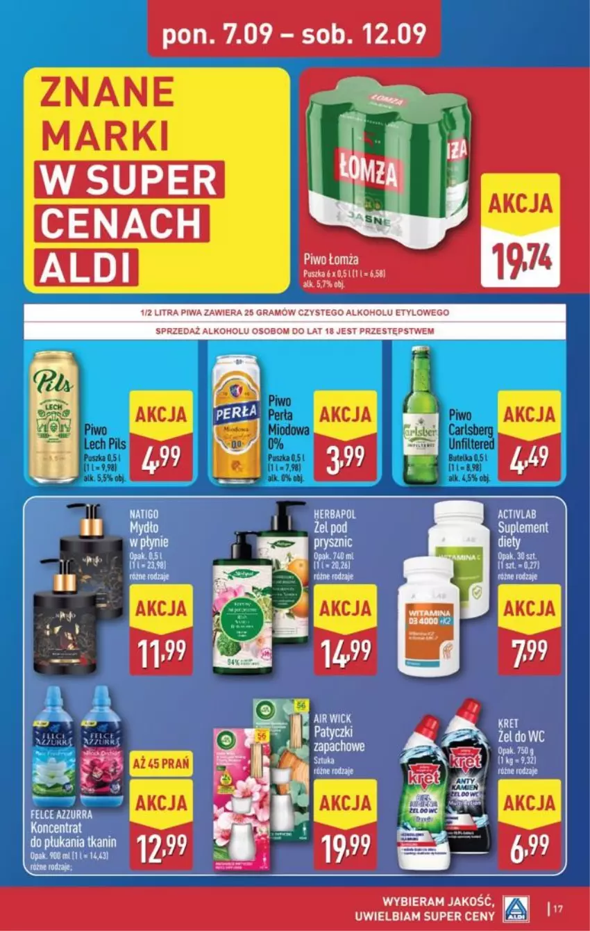 Gazetka promocyjna Aldi - Pełna oferta - ważna 07.09 do 12.09.2026 - strona 17 - produkty: Gra, Herbapol, Piwa, Saga