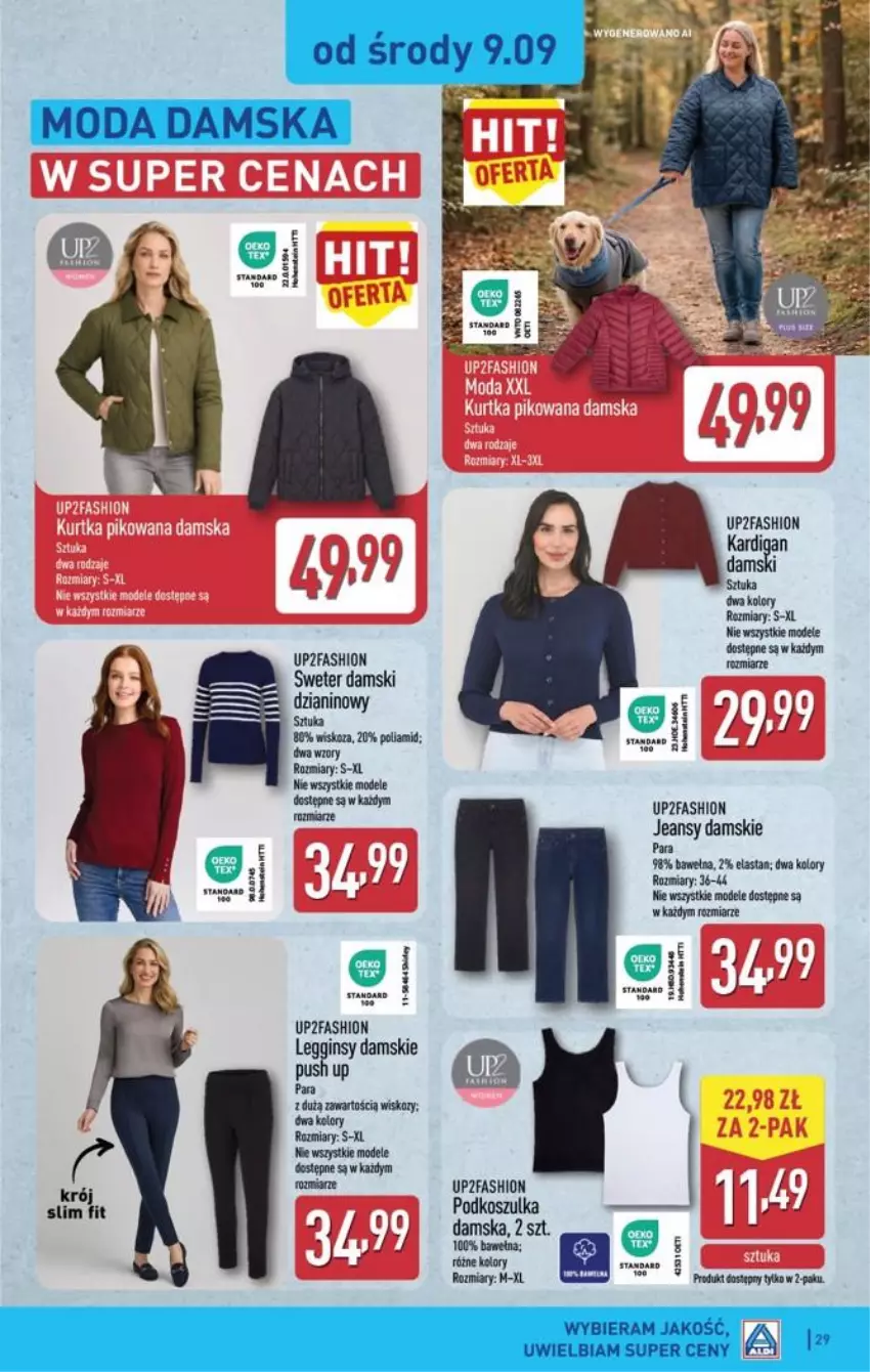 Gazetka promocyjna Aldi - Pełna oferta - ważna 07.09 do 12.09.2026 - strona 29 - produkty: Fa, Gry, Kardigan, Kosz, Koszulka, Mola, Sweter, Wełna