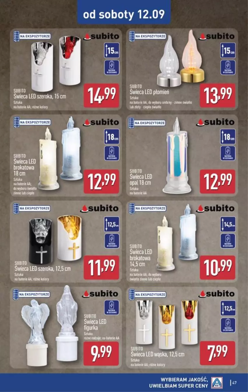 Gazetka promocyjna Aldi - Pełna oferta - ważna 07.09 do 12.09.2026 - strona 47
