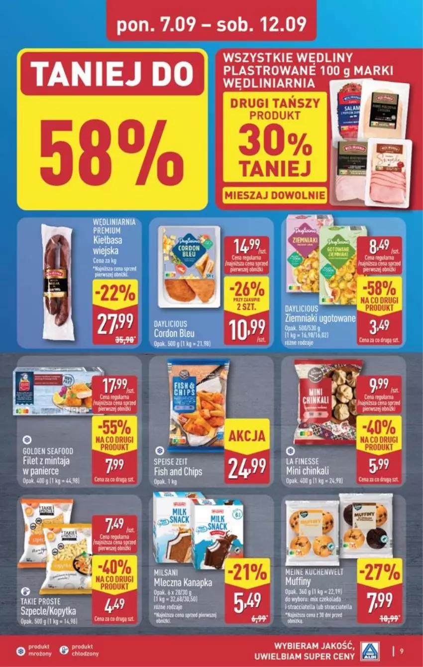 Gazetka promocyjna Aldi - Pełna oferta - ważna 07.09 do 12.09.2026 - strona 9 - produkty: AEG, Cordon Bleu, Gala, Inka, Kopytka