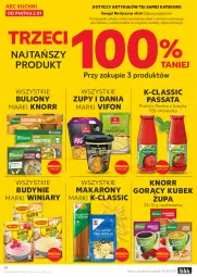 Gazetka promocyjna Kaufland - Gazetka tygodnia - Gazetka - ważna od 07.01 do 07.01.2026 - strona 36 - produkty: Makaron, Por, Rust, Zupa, Bulion, Winiary, Tera, Lion, Bazyl, Kubek, Waga, Knorr