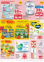 Gazetka promocyjna Kaufland - Gazetka tygodnia - Gazetka - ważna od 07.01 do 07.01.2026 - strona 50 - produkty: Por, Mus, Gerber, Pampers, Pieluchy, Szczoteczka do zębów, BoboVita, NAN Optipro, Bebiko, Chusteczki, Dzieci, Kubuś, Elmex, Waga, Nestlé, Szczoteczka