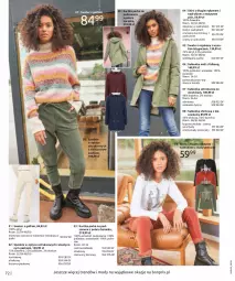 Gazetka promocyjna Bonprix - WOLNE CHWILE W WIELKIM STYLU - Gazetka - ważna od 28.02 do 28.02.2022 - strona 74 - produkty: Sweter, Sok, Kurtka, Parka, Wełna, Spodnie, Sukienka, Karmi, Fa